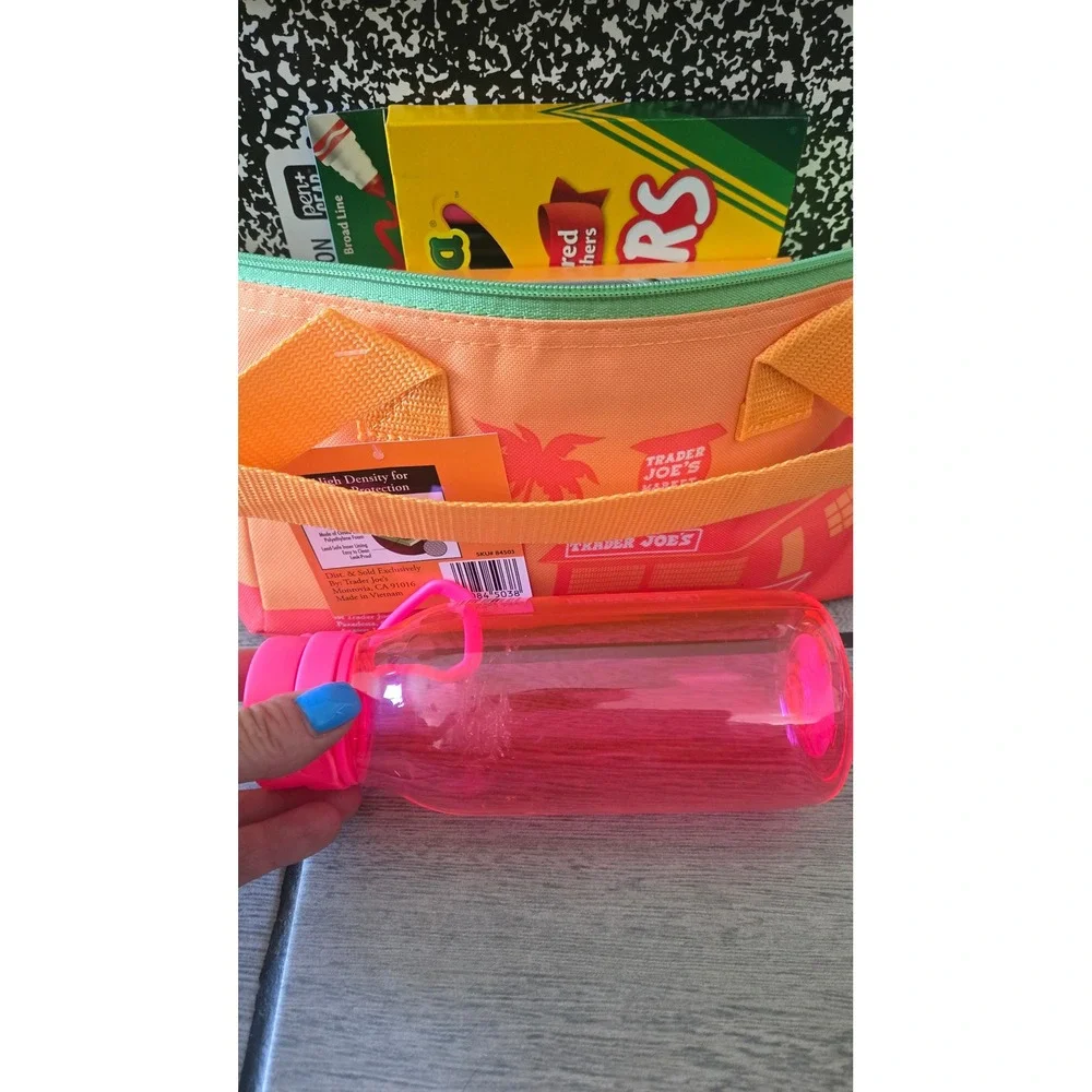 Trader Joes Insulated Mini Tote School Supply Bundle Mystery Dumpling